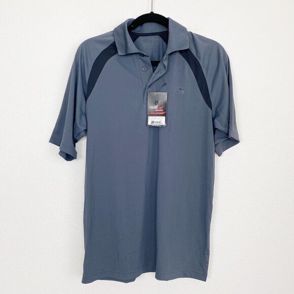 GSX Gander Mountain Gray Golf Athletic Polo - Picture 1 of 6